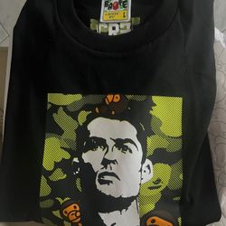 CR7 Bape Limited Edition T Shirt Black New With Tags 