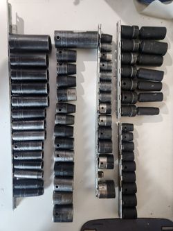 SNAP-ON IMPACT SOCKET LOT – METRIC & SAE