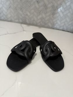 Hermes Aloha rubber slides size 41