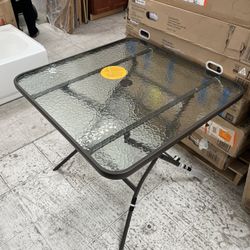 StyleWell 34 in. Square Folding Outdoor Dining Table