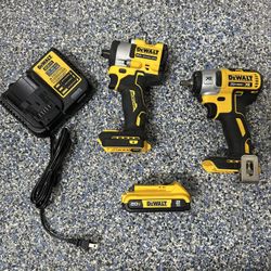 20V Cordless 1/2 in. Impact Wrench, 20V 3/8 in. Impact Wrench