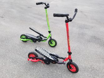 Pedal scooters