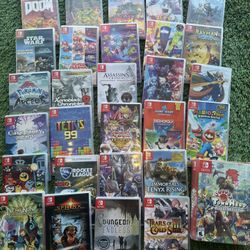 Nintendo Switch, Nintendo, Pokemon, Doom, Tetris, Super Mario, Rayman, Star Wars, Video Games, Retro