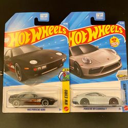 Hot Wheels Porsche 928S & 911 Carrera T – Set of 2