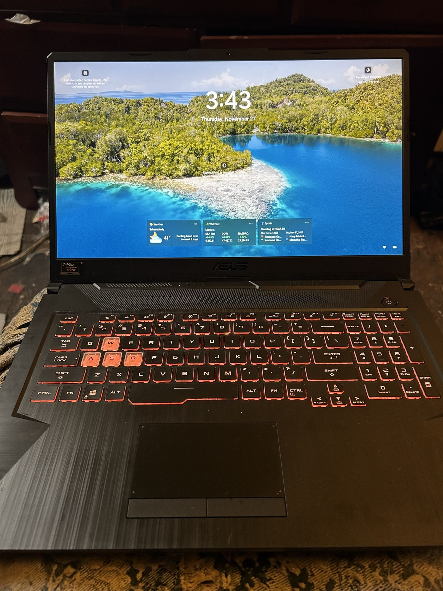 Asus A17 Gaming Laptop