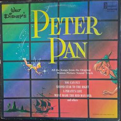 Walt Disney's Peter Pan All songs From the Orig Motion Picture-1970 Repress~VG+