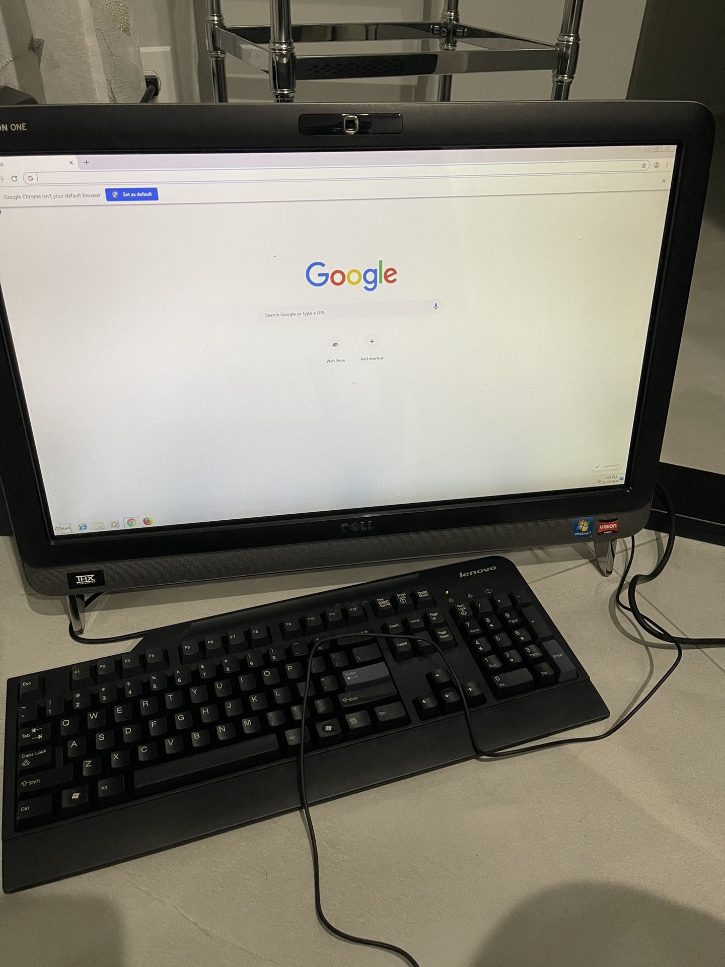 Older Dell Inspiron 24” desktop all in one computer. In Jupiter