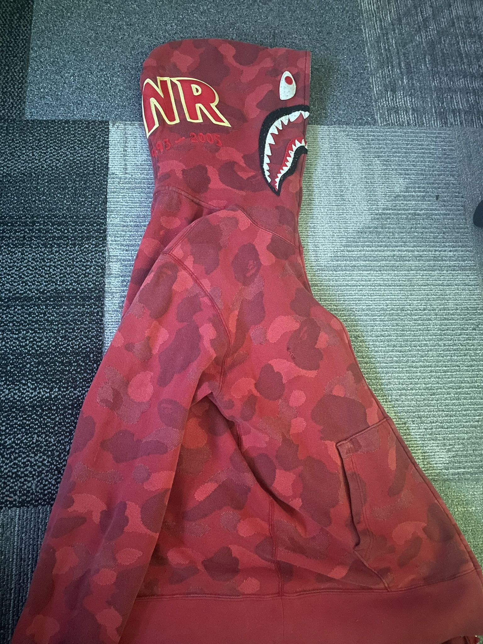 Red Bape Hoodie Authentic