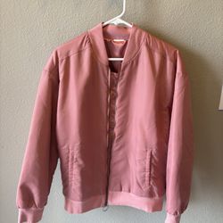 Women’s bomber Flight Jacket Rose Pink 