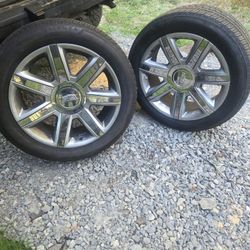 2 Rims with wheels 275/50/22 