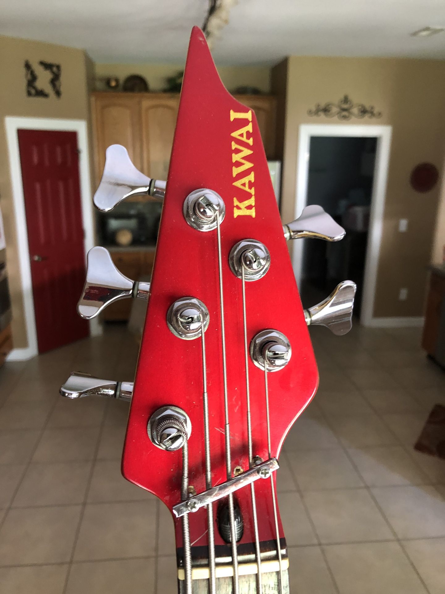 Kawai 5 String bass. 80s goodness.