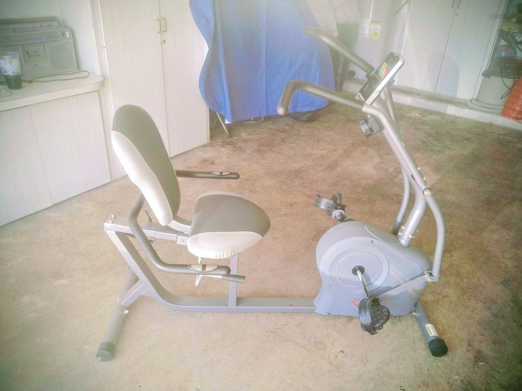 Stationary Cross Trainer Recumbent Bike