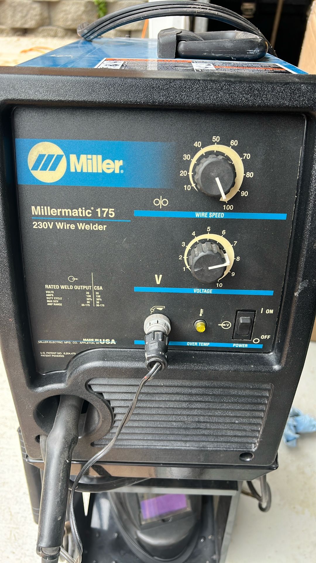 Millermatic 175 welder