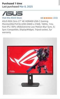 Asus rog 4k gaming monitor