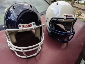 Darker Navy Blue Gloss & Gloss White w/Blue Pearl Helmets!