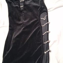 Black Velvet Dress