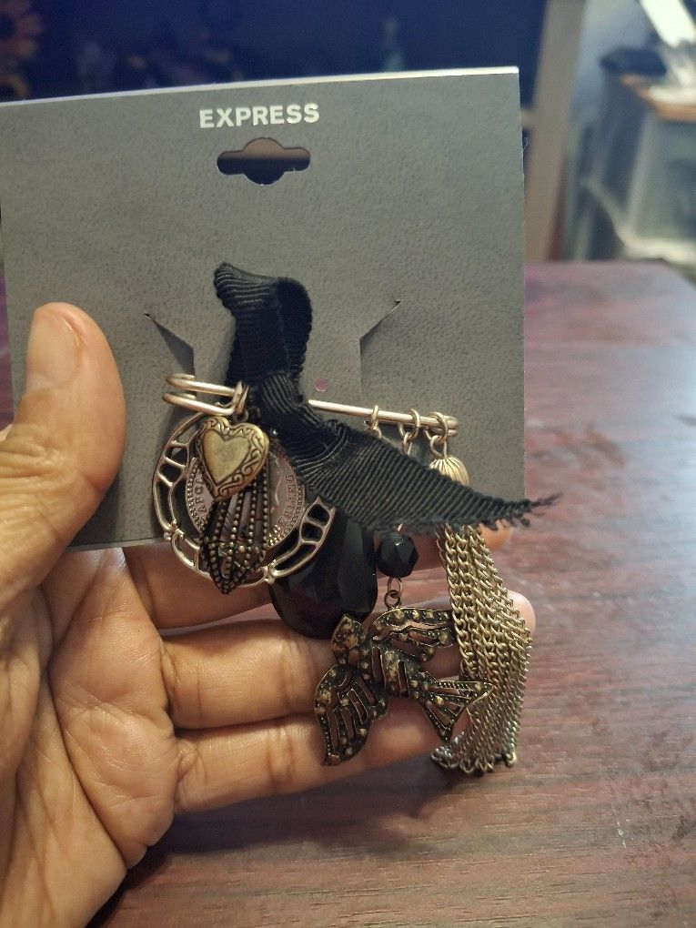 Express Charm Pin Brooch
