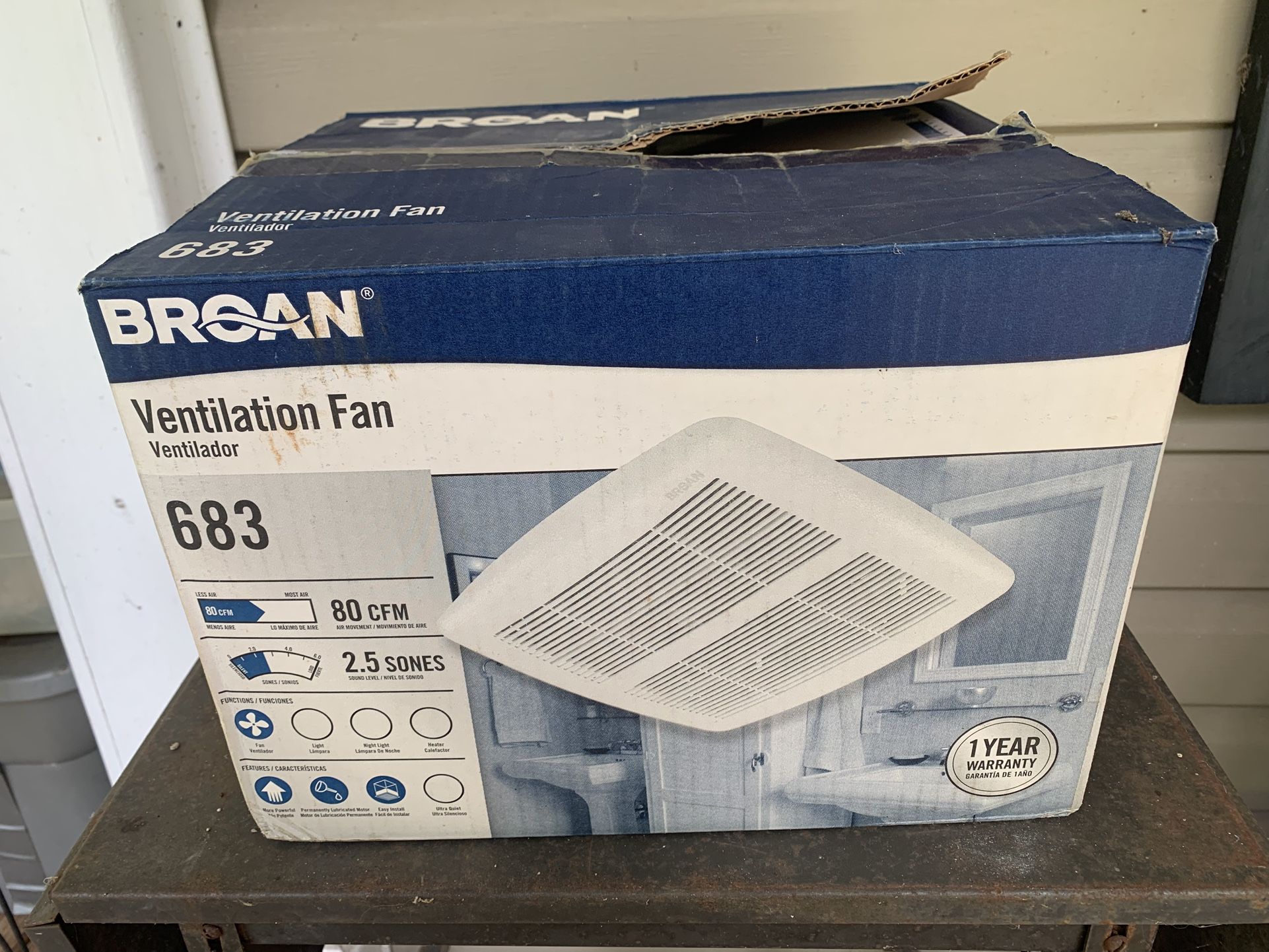 Broan Ventilation Fan 683