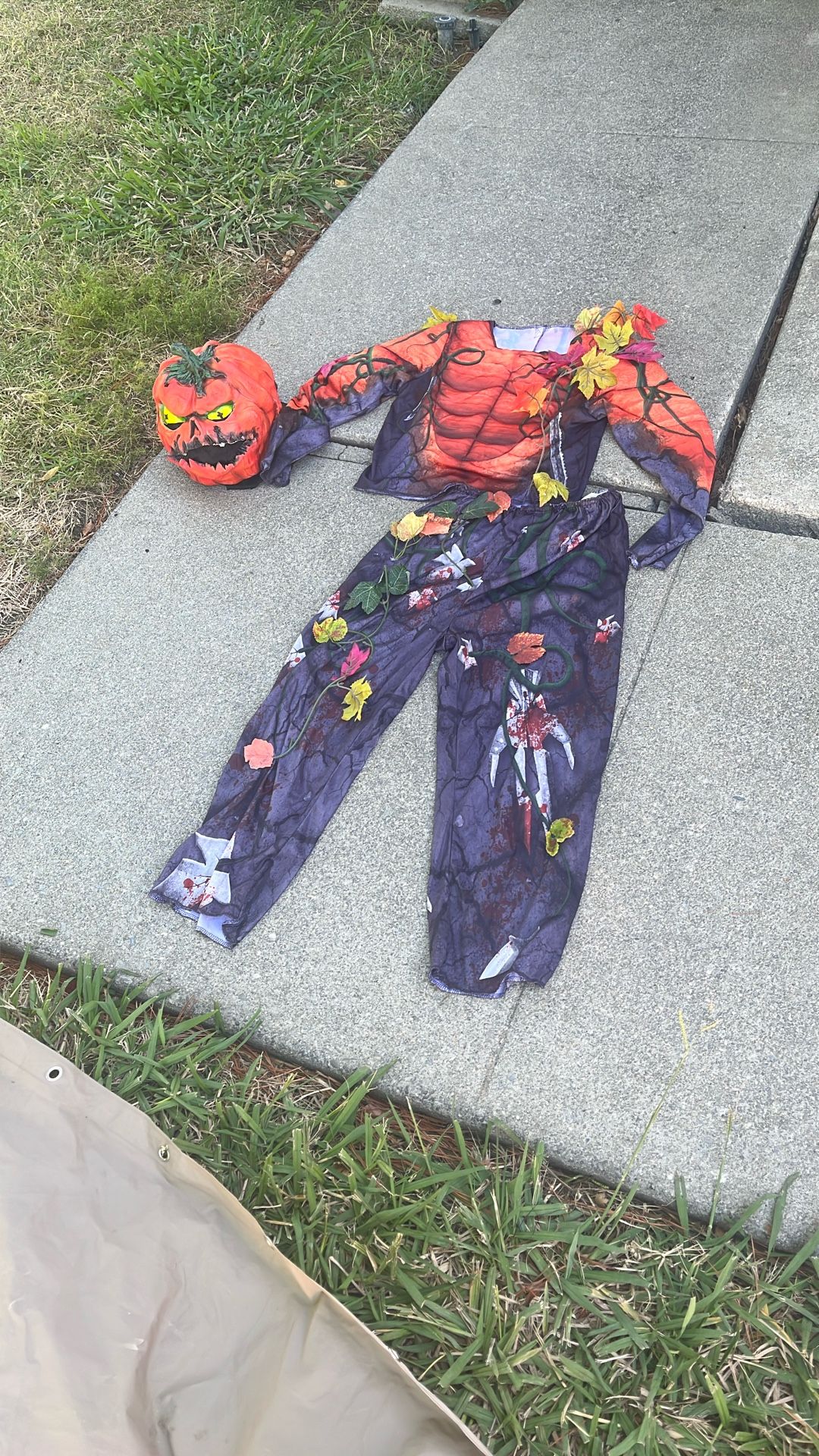 Scary Pumpkin Costume Halloween