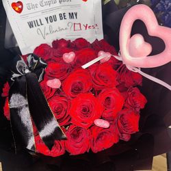 25 Red Roses Will You Be My Valentine 💌 
