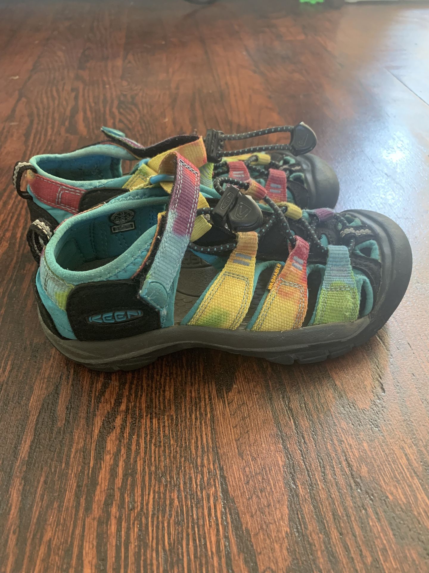 Keen Newport H2 Rainbow Sandals US 13 UK 12 Black Tie Dye Water Shoes 1018441