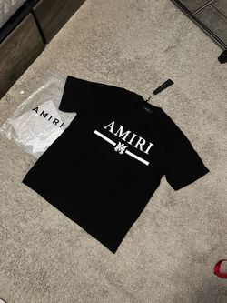 BLACK AMIRI GRAPHIC T-SHIRT