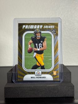 Will Howard Donruss Optic Primary Colors Rookie Card