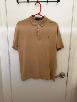 Large Tan Soft Touch PRL Polo Shirt