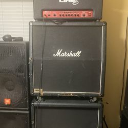 Marshall Stack 2 - 4x12” Celestion Speakers W/ Line 6 Heads