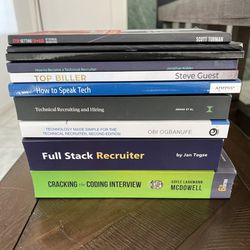 Set Of 10 Technical Recruiting Books