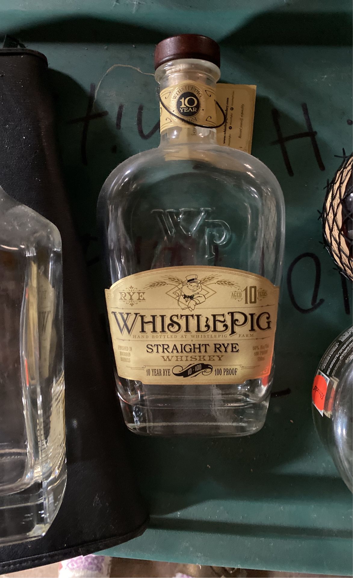Whistle Pig 10 Year Empty Bottle 