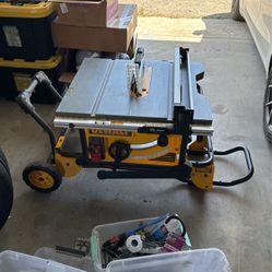 DeWalt Table Saw With Stand 