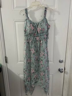 Green sun dress