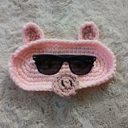 Crochet Eye Glass Holder