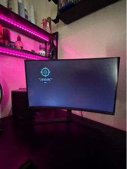 Gaming monitor with speaker