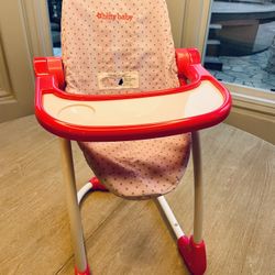 American Girl Bitty Baby High Chair for 15" Baby Dolls