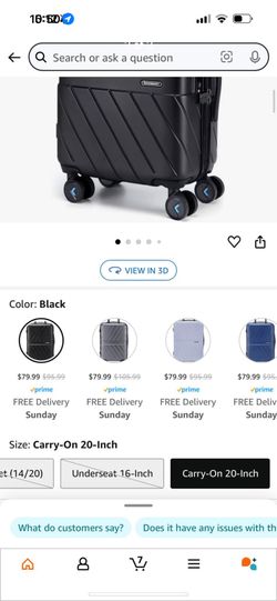 Bagsmart luggage 20inch