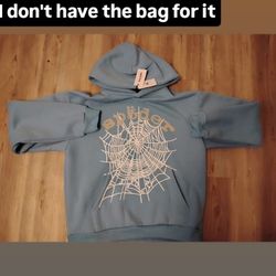 OG Dusty Blue V2 Sp5der Hoodie 
