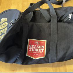 49ers Season Ticket Holder Duffle Bag Gift