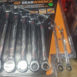 Gearwrench 8 Piece 120xp Metric Combo Ratcheting Wrench Set