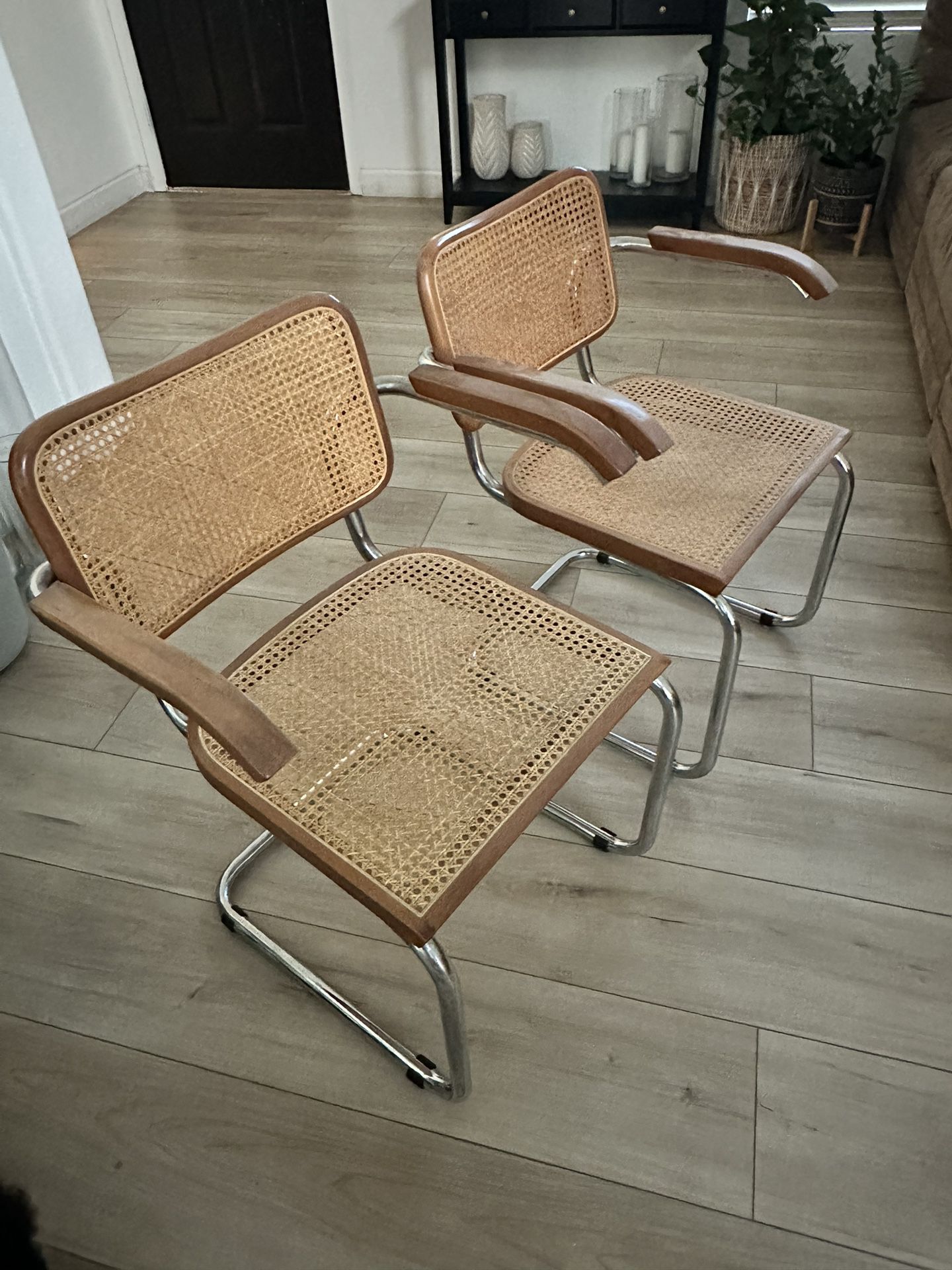 Pair Of Vintage Cesca Chairs 
