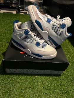 Air Jordan 4 Military blue shoe basketball Michael Jordan OG