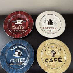 Sakura Coffee Break Dessert Plates(Set of 4)