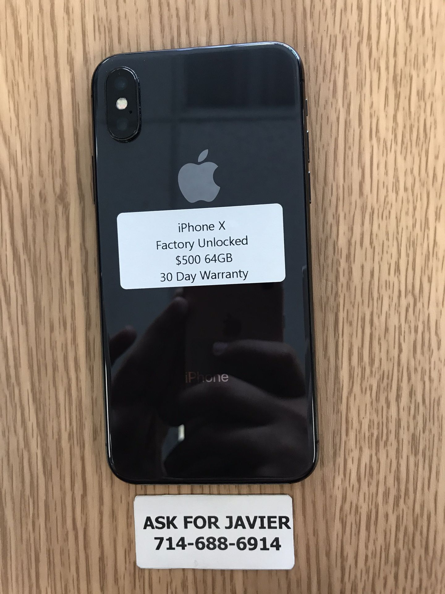 iPhone X 64GB Factory Unlocked