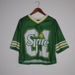 Green Sprite Mesh Football Jersey 