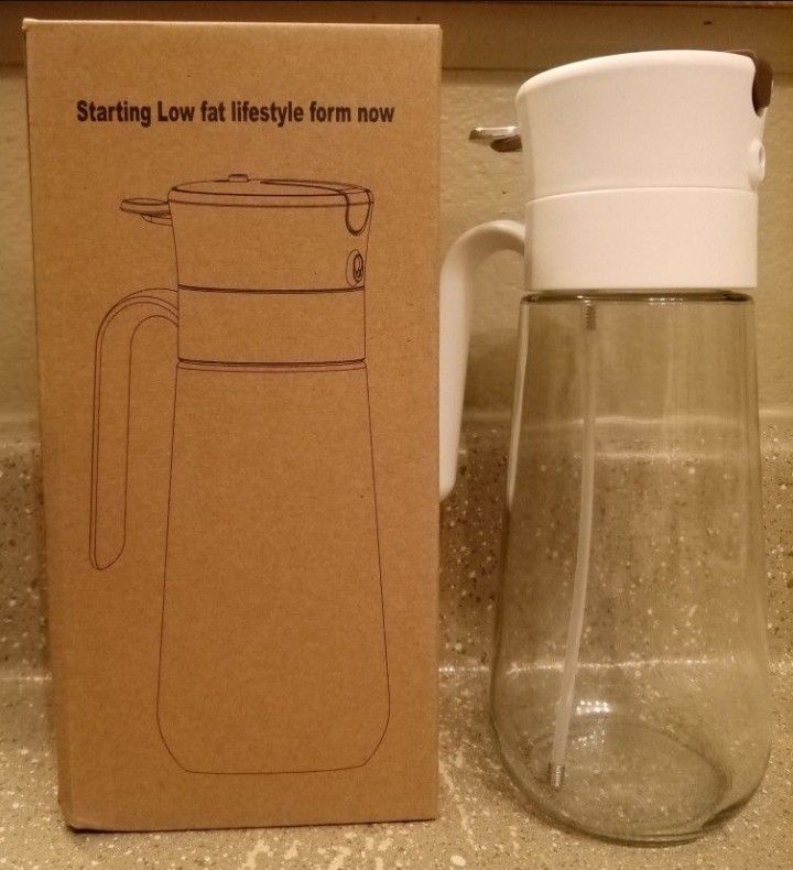 New- 2 In 1 Spray Oil Bottle