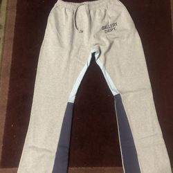Gallery Dept Flared sweatpants XL Gray NWT 