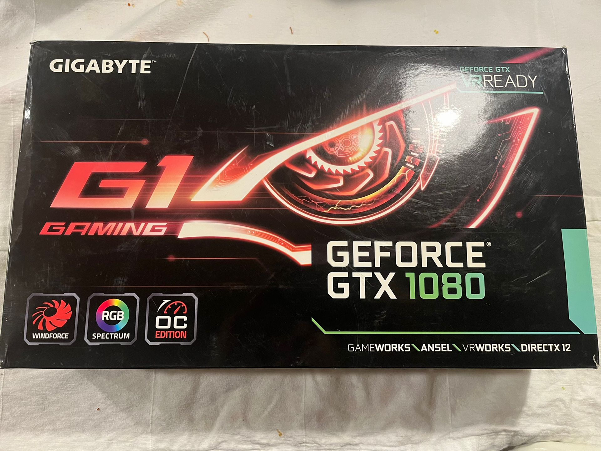 Gigabyte Nvidia GeForce GTX 1080 8GB GDDR5X Graphics Card