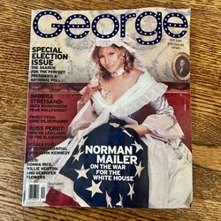 George Magazine November 1996 Special Election Issue - Barbra Streisand -