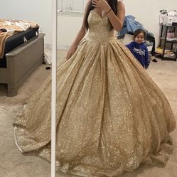 Gold Quince Dress